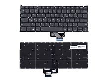 Клавиатура для ноутбука Lenovo IdeaPad 720S-13, черная с подсветкой